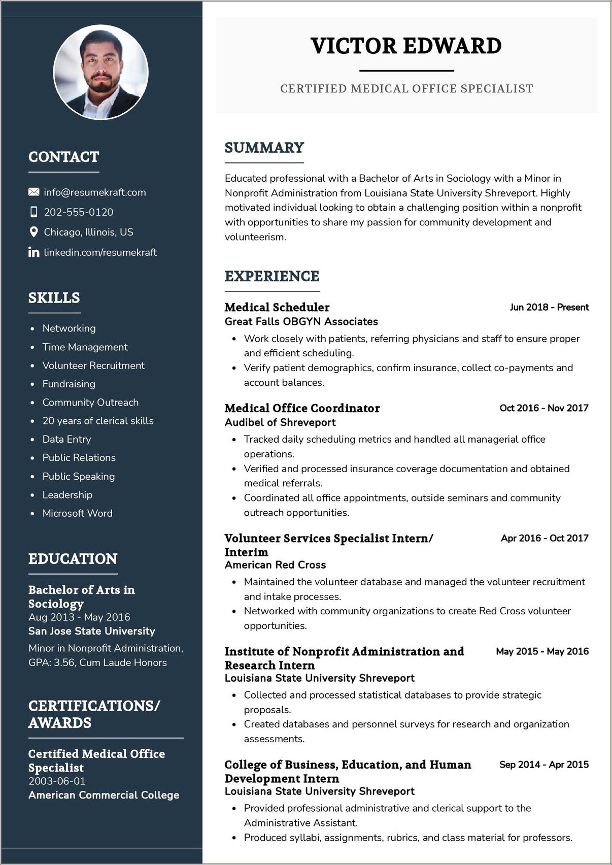 Medical Office Manager Duties For Resume