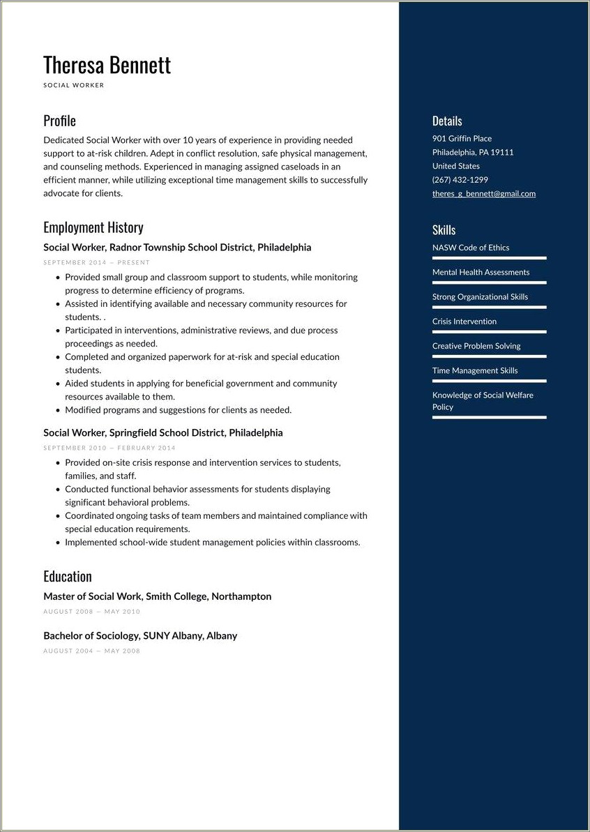 Mental Health Worker Job Description Resume