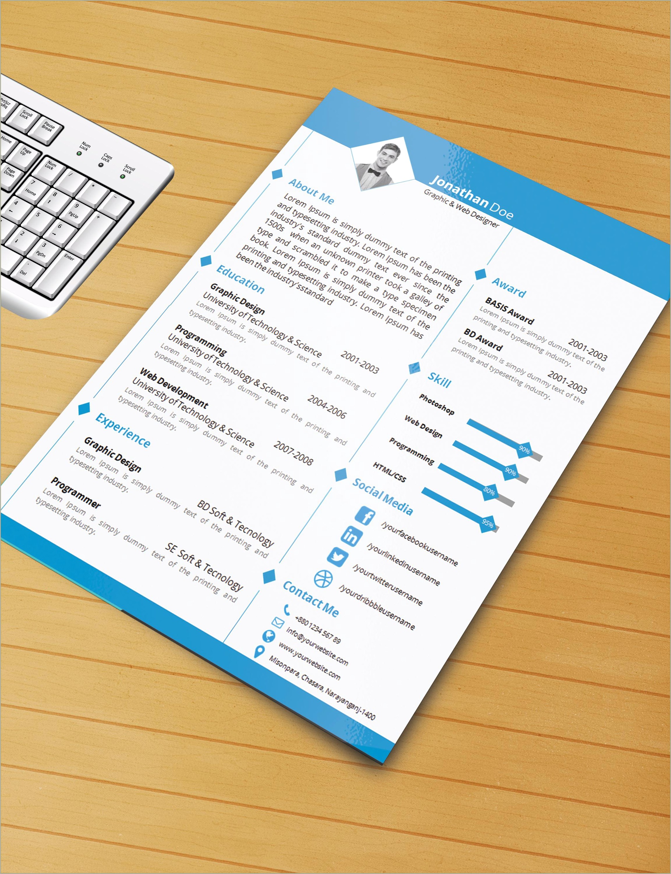 Microsoft Office 2003 Resume Templates Free Download