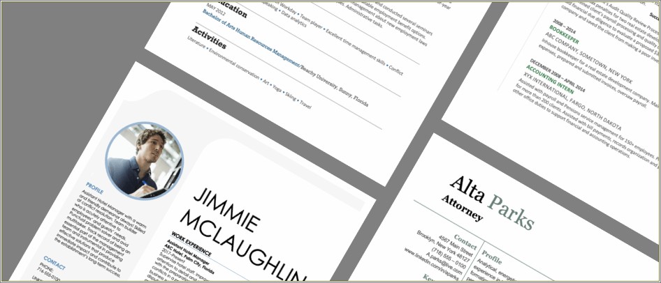 Microsoft Office Resume Templates Download Free