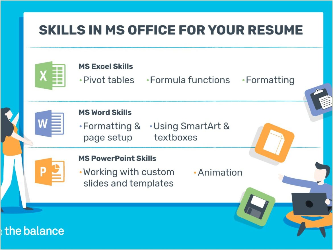 Microsoft Office Suite 2019 Resume Experience