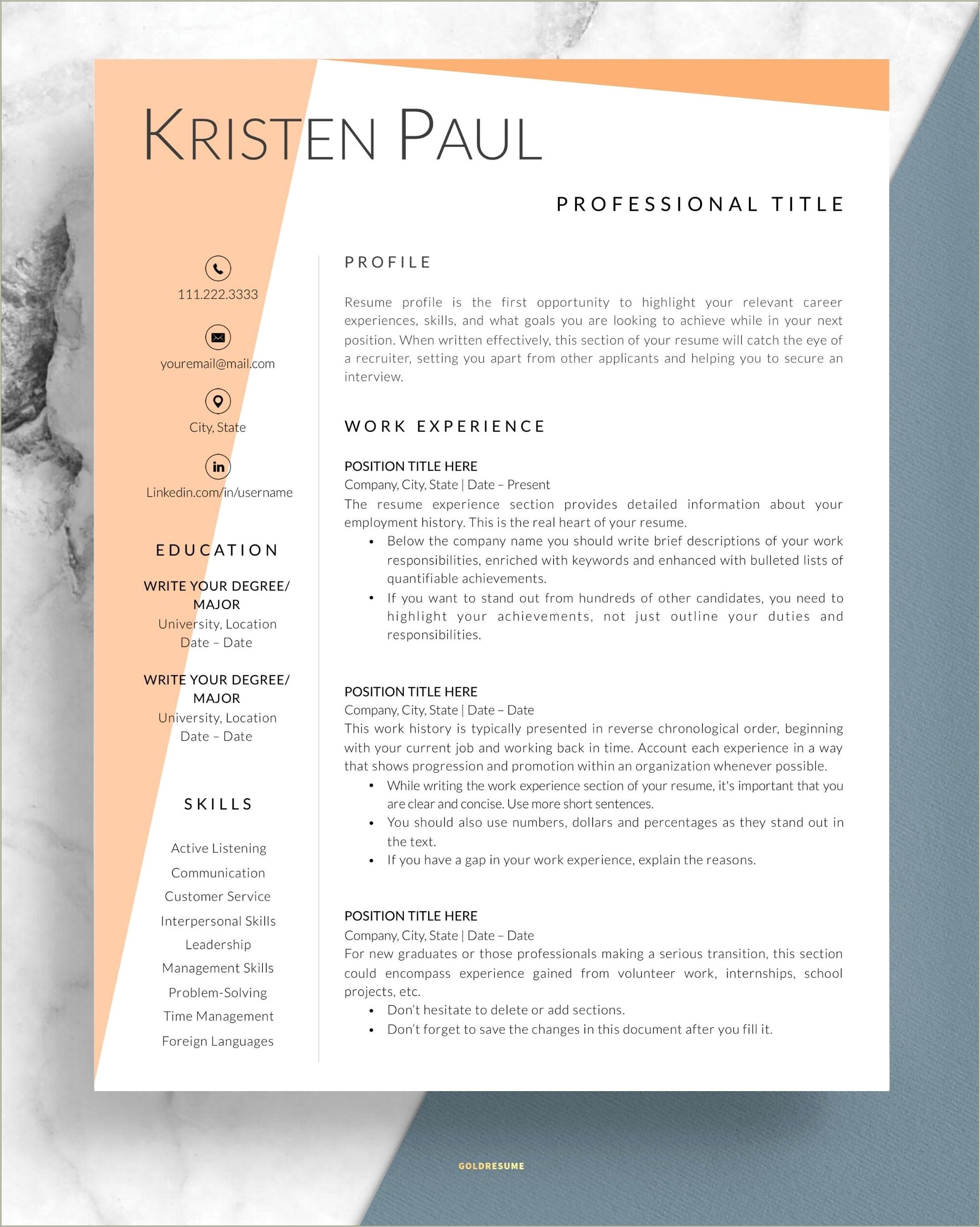 Microsoft Word Resume Cover Page Templates Free