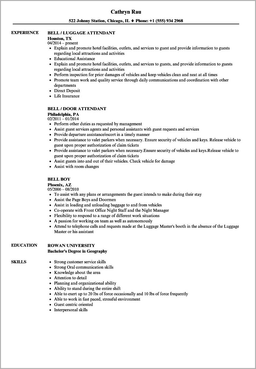 Mitel Pbx Bell Centrex Resume Sample