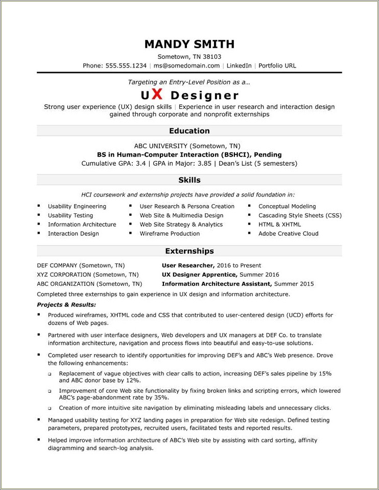 Monster It Resume Example Mid Level