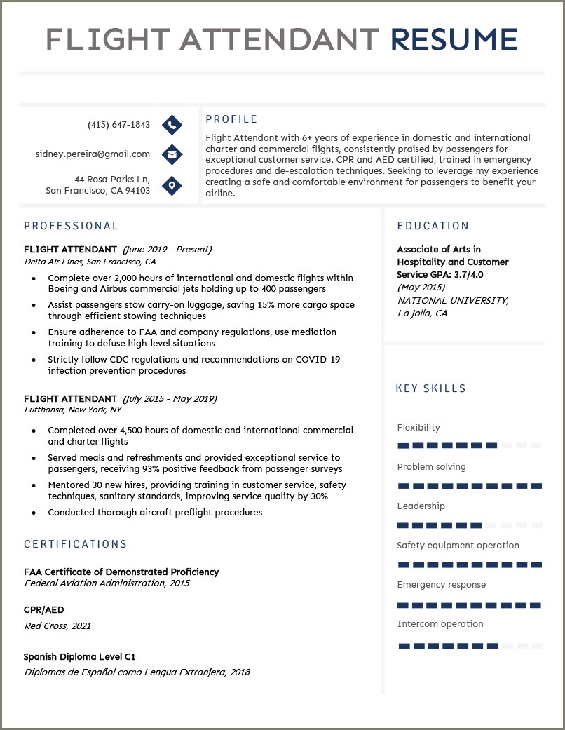 National Domestic Workers Alliance Resume Template