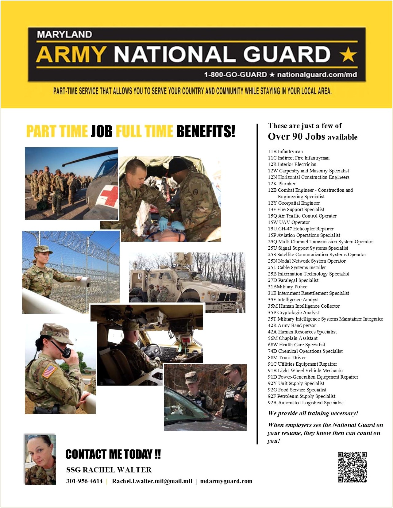 National Guard Look Good On Resume