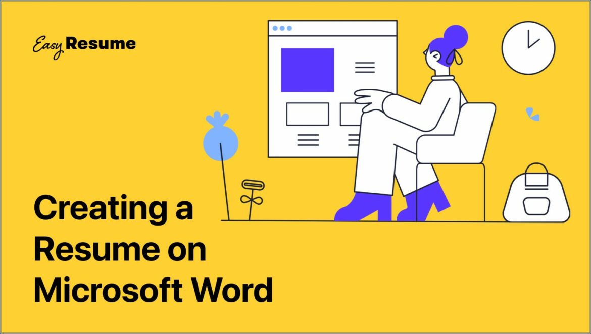 Need To Make Resume Dont Have Word