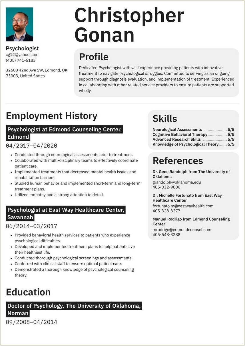 Never Had A Job But Need Resume