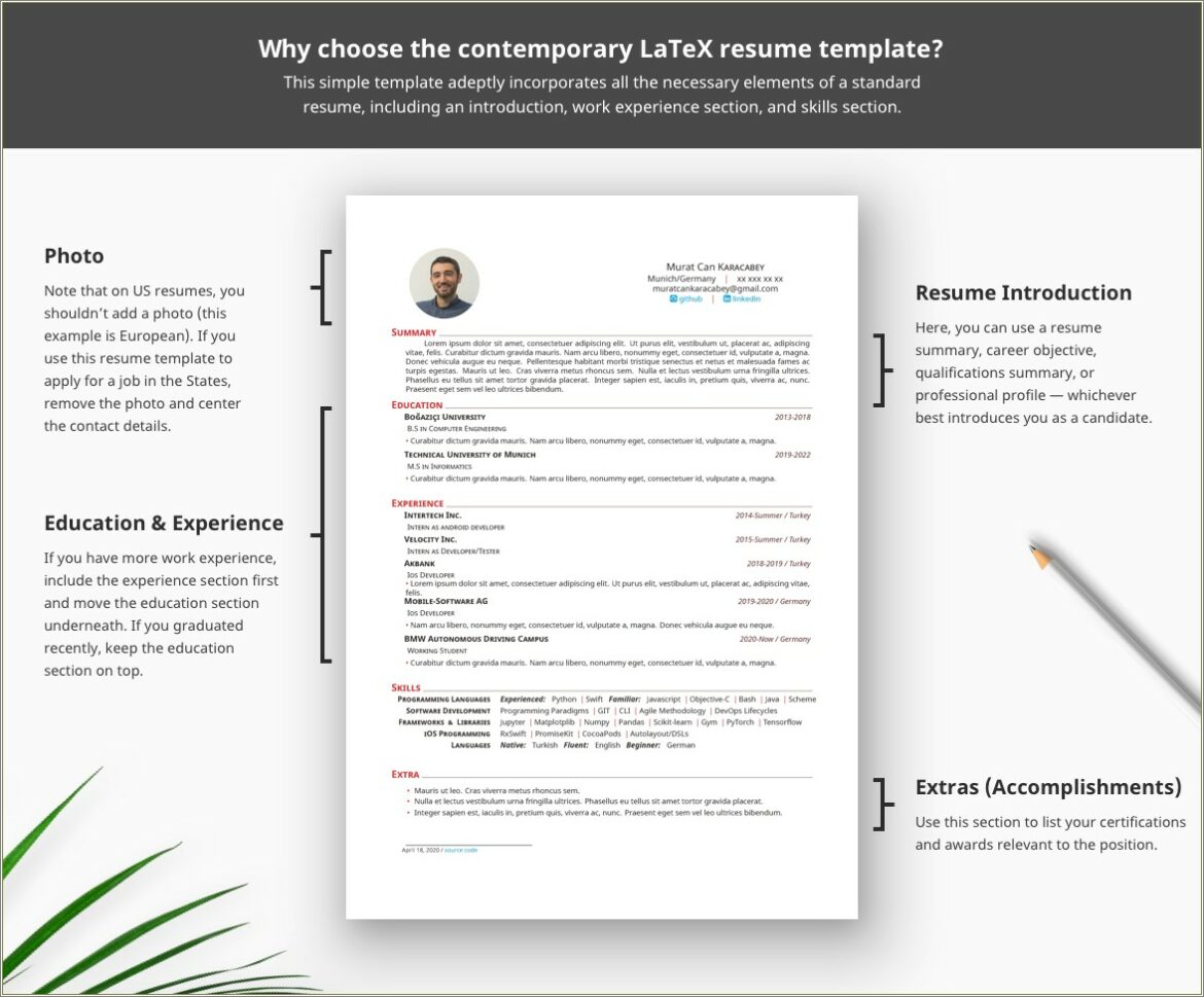 New Phd Graduate Scientist Resume Template