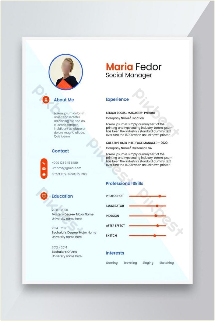 New Resume Templates 2018 Free Download