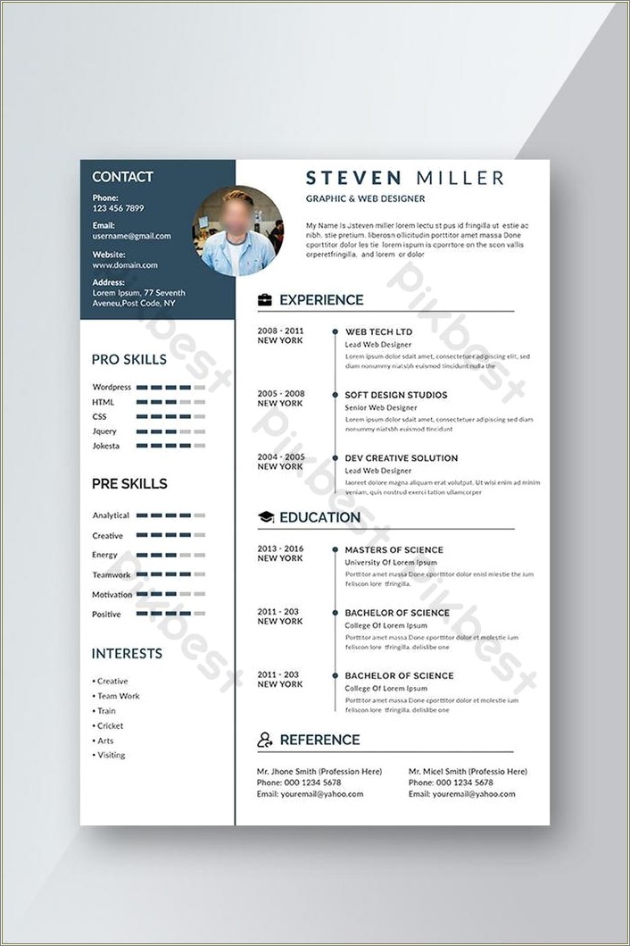 New Resume Templates Word Free Download