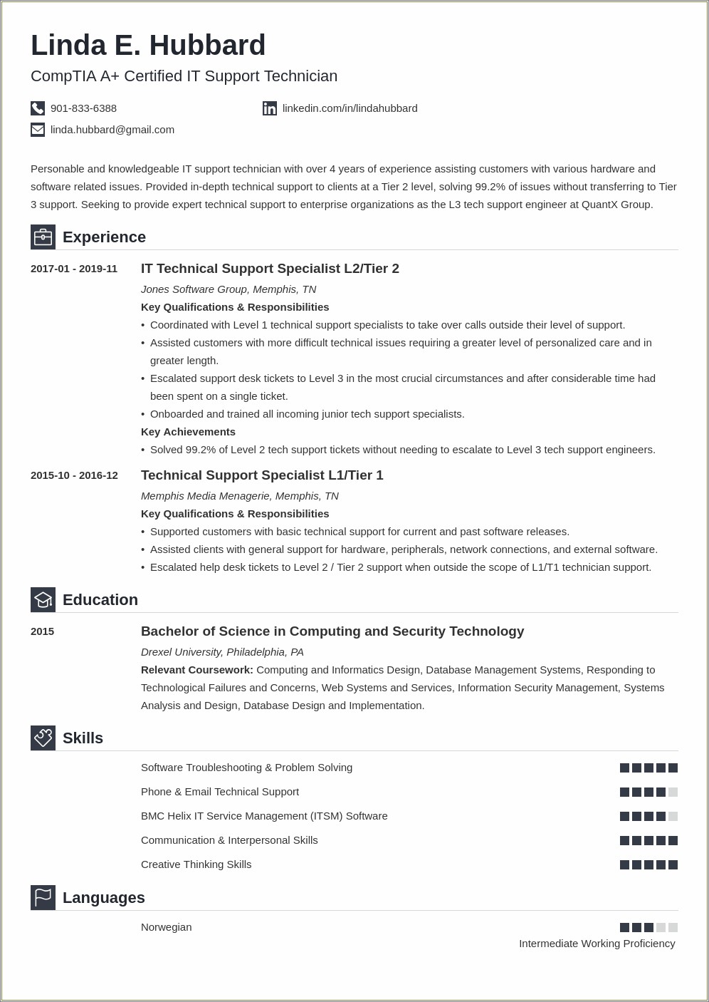 Non Technical Skills Examples For Resume