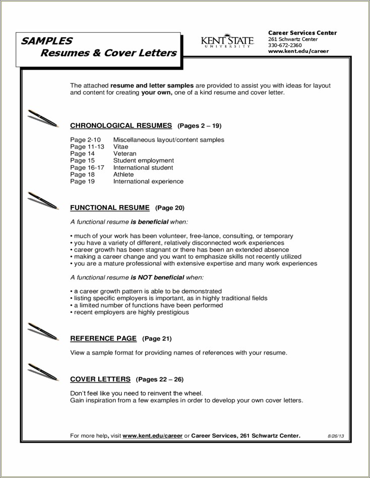 Numbers Or Letter In Writing A Resume