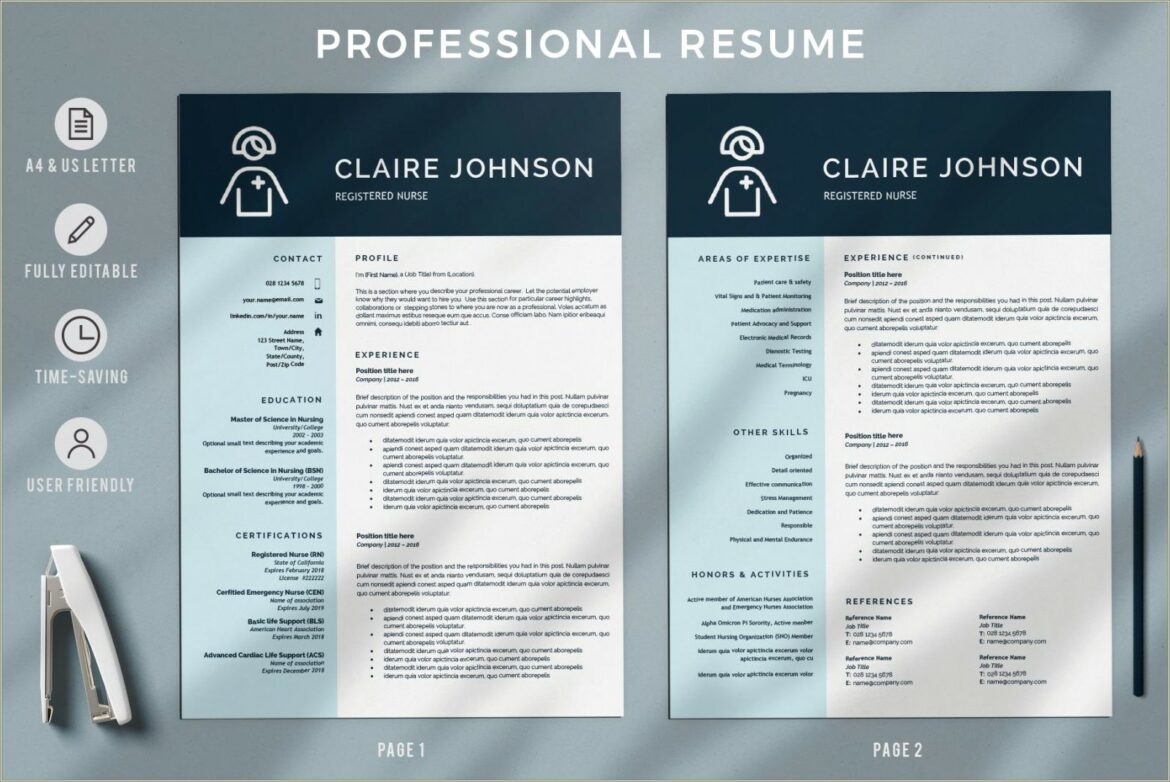 Nurse Code Sample Resume New Grad