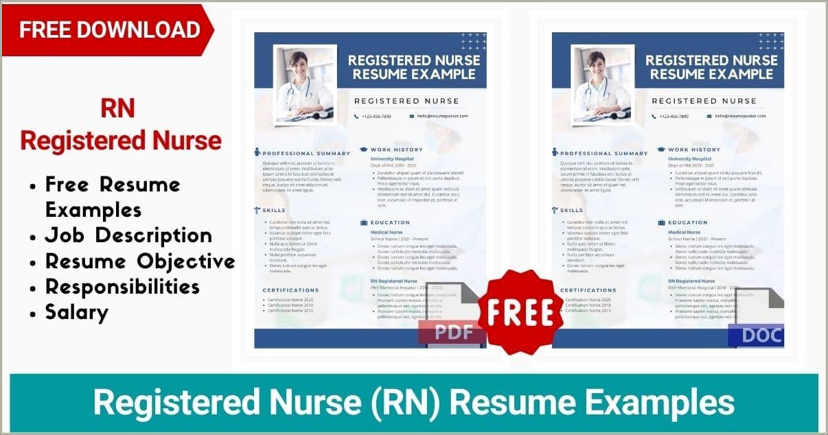 Nurse Sample Resume With Job Description