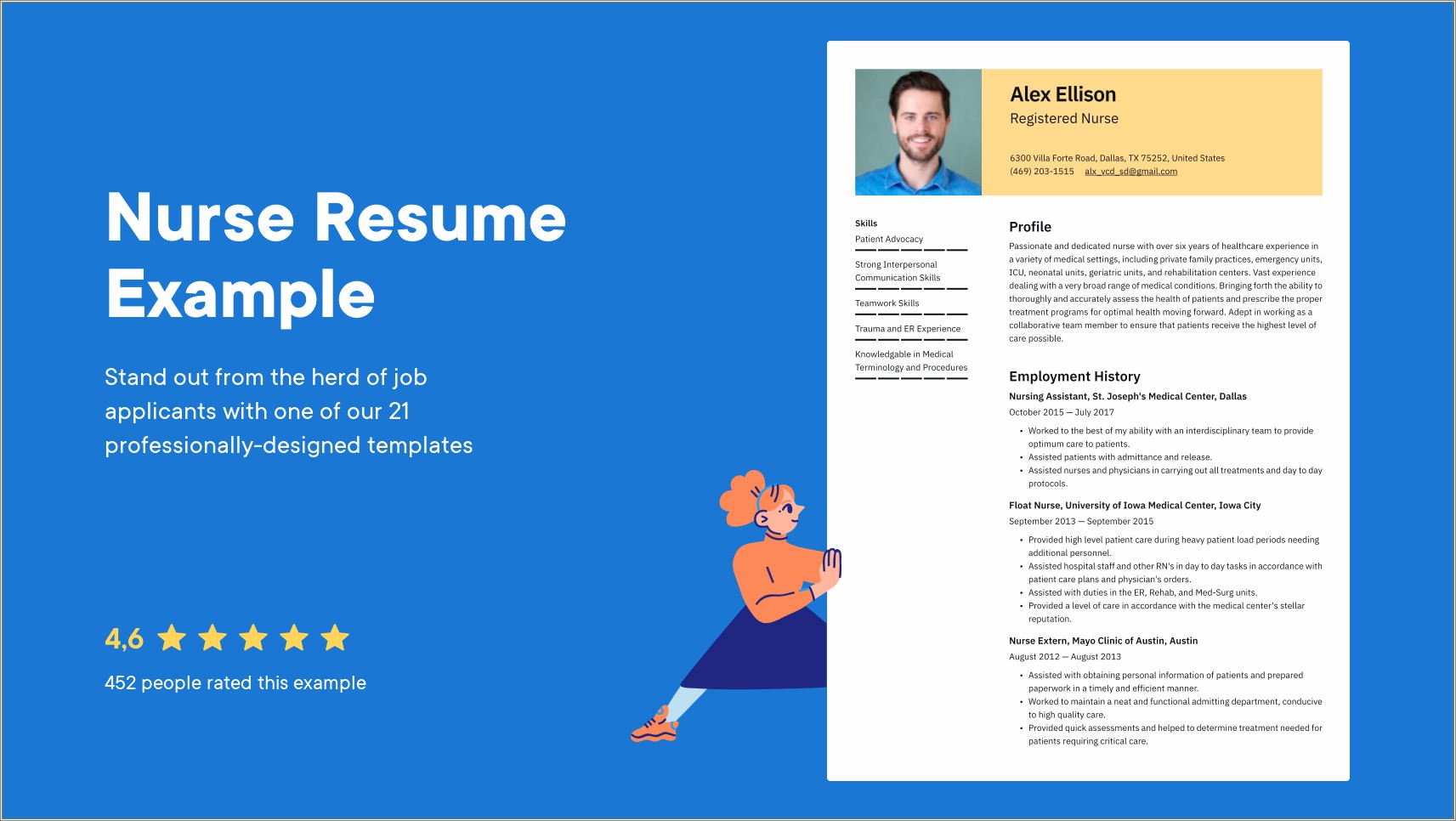 Nursing Resume With Only One Job