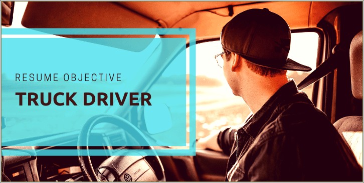 Objective For A Bus Driver Resume