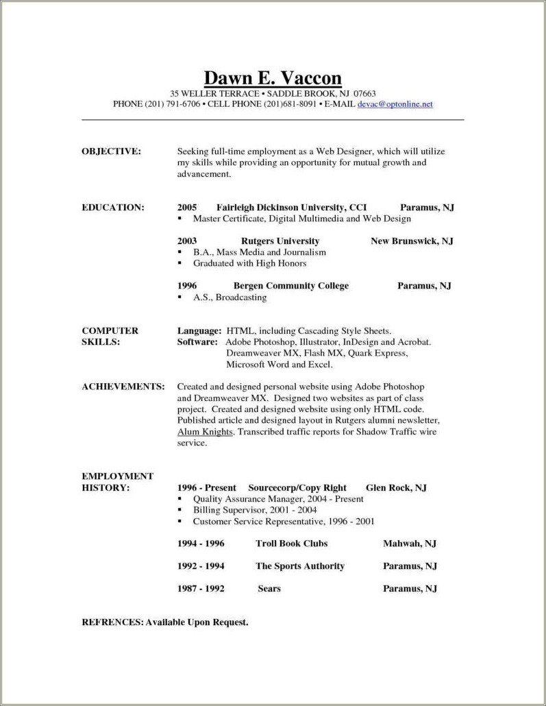 Objective For Billing And Coding Resume
