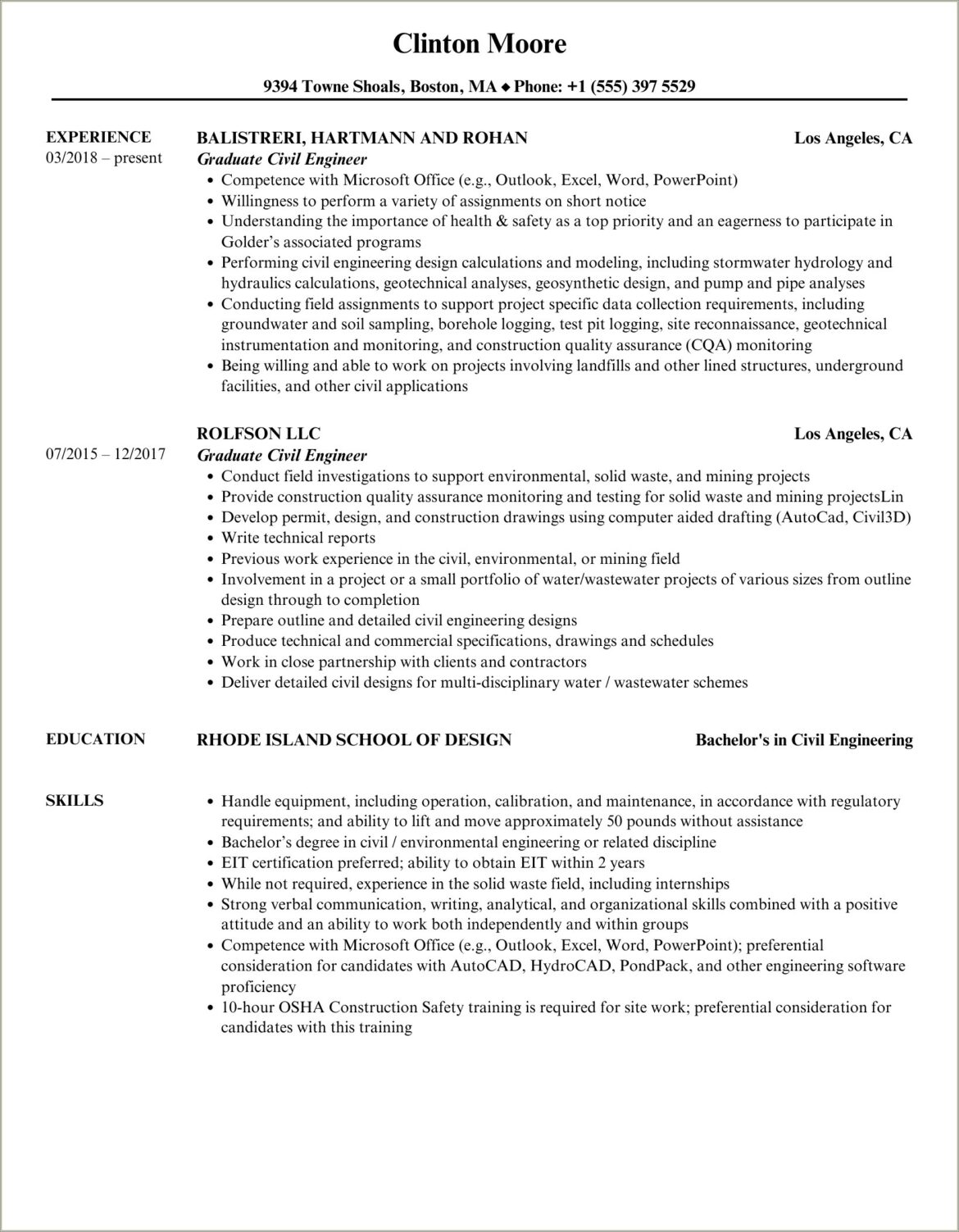 Objective For Junior Civil Engineer Resume