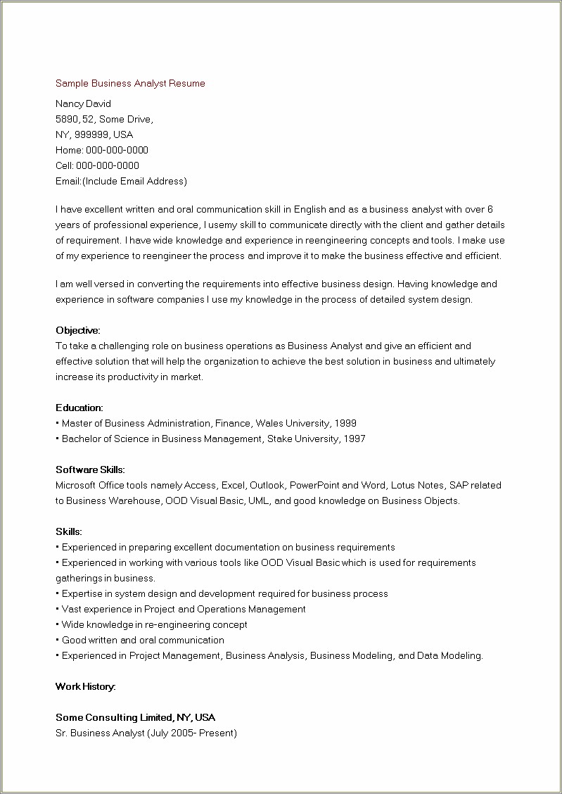 Objective For Resume Applying For A Store