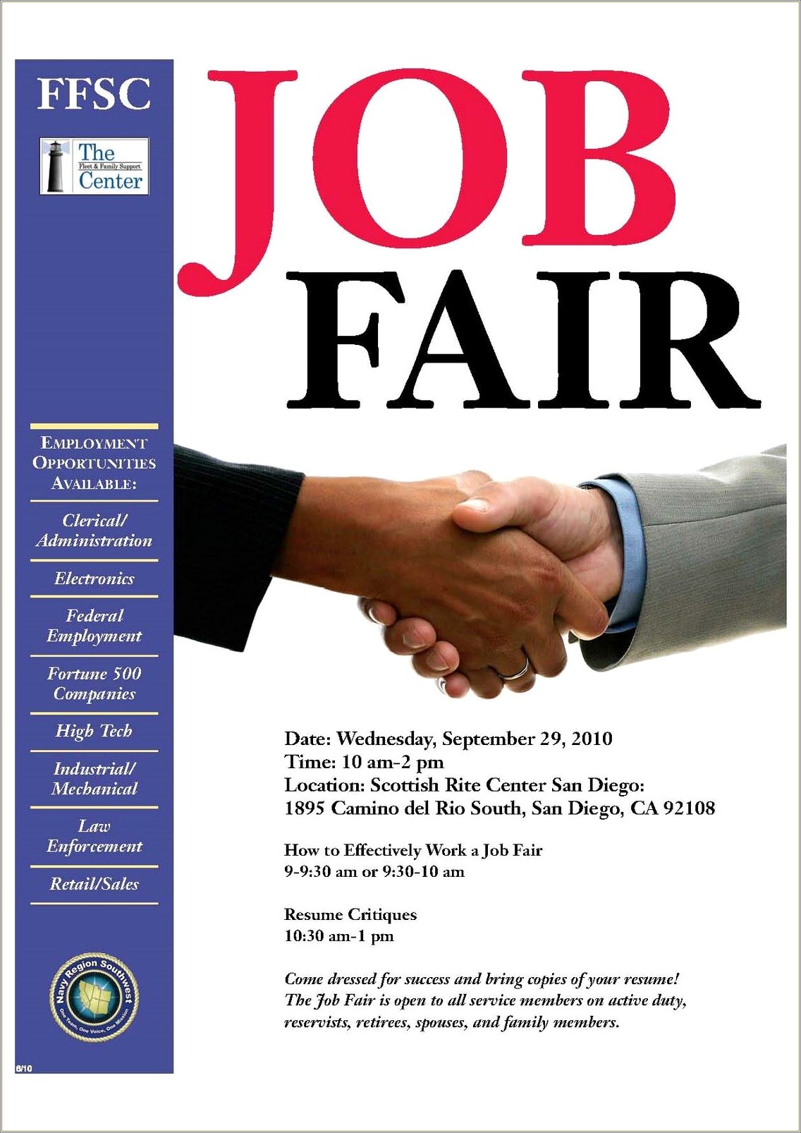 Objective For Resume For A Career Fair