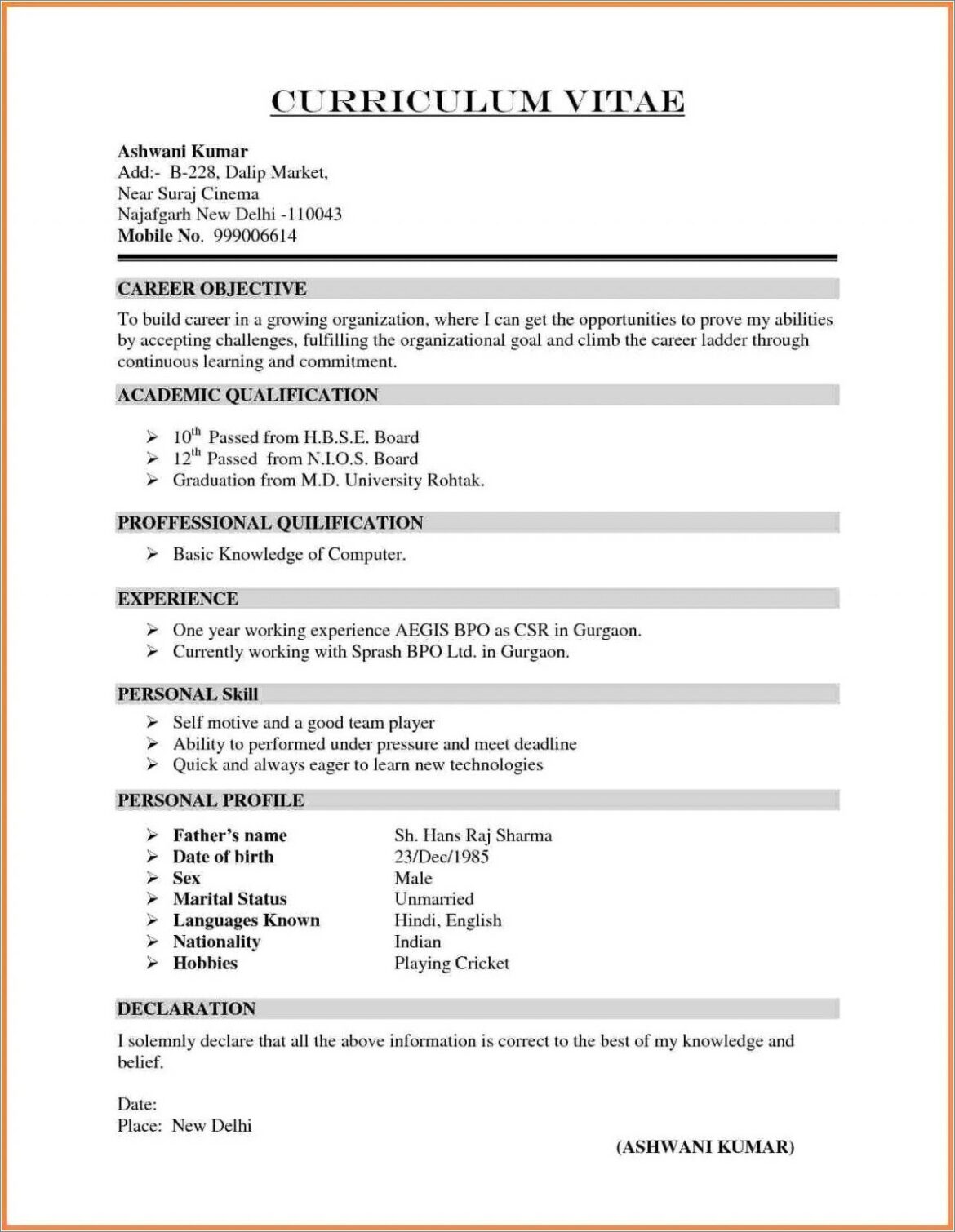 Objective For Resume For Fresher Civil Engineer