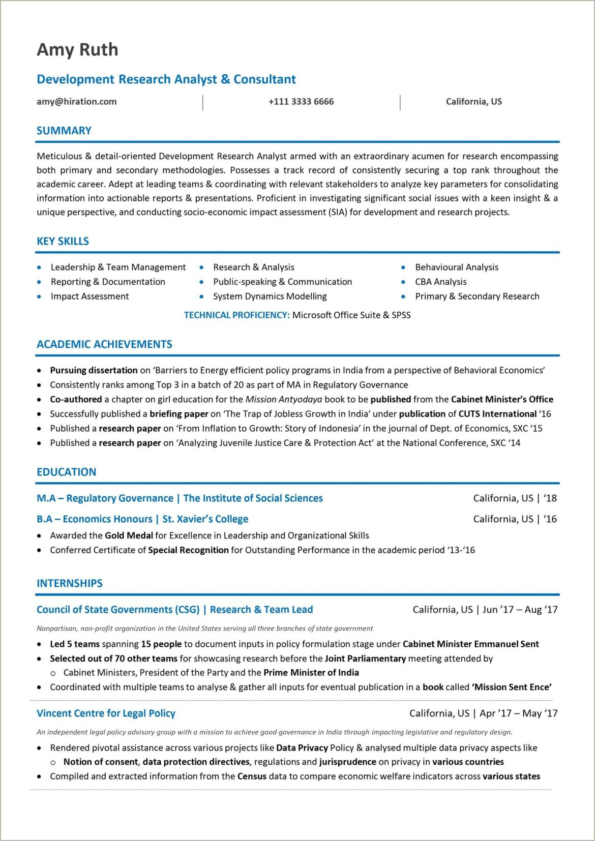 Objective For Resume For Legislative Assistant