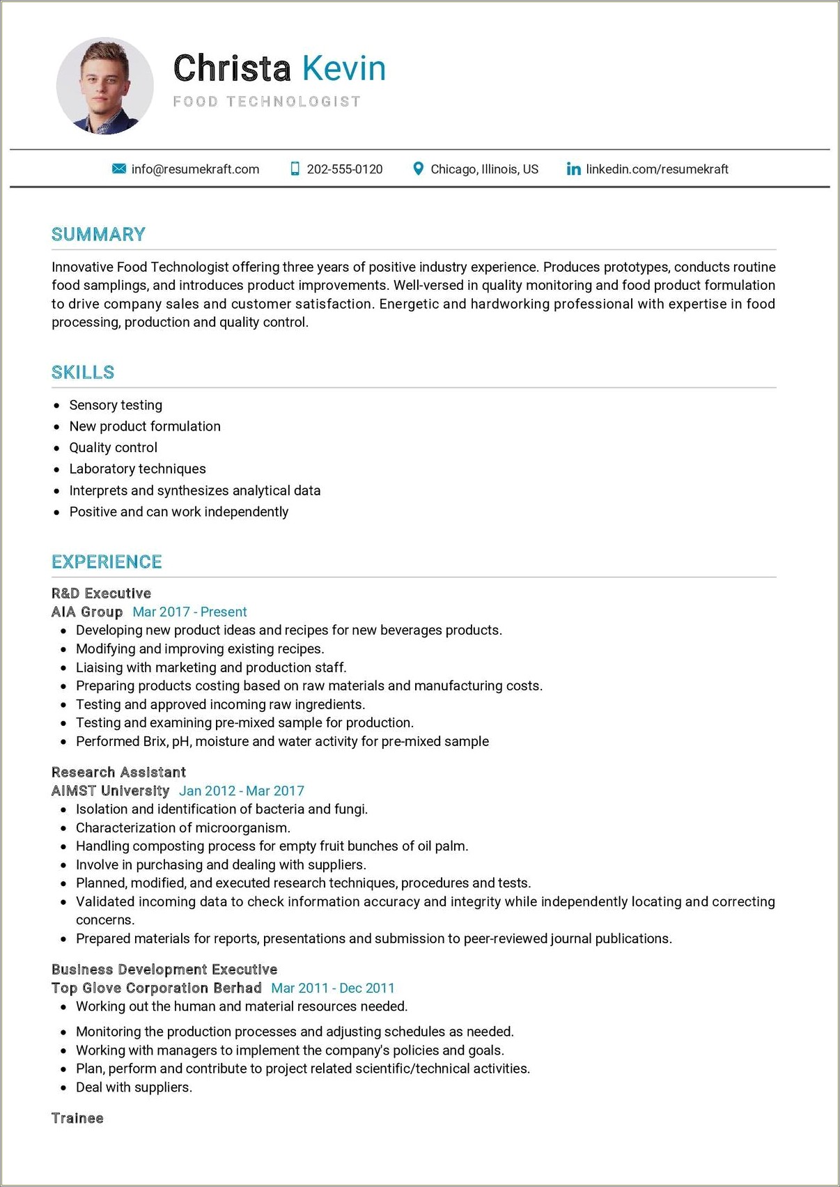 Objective For Safety Officer Internship Resume