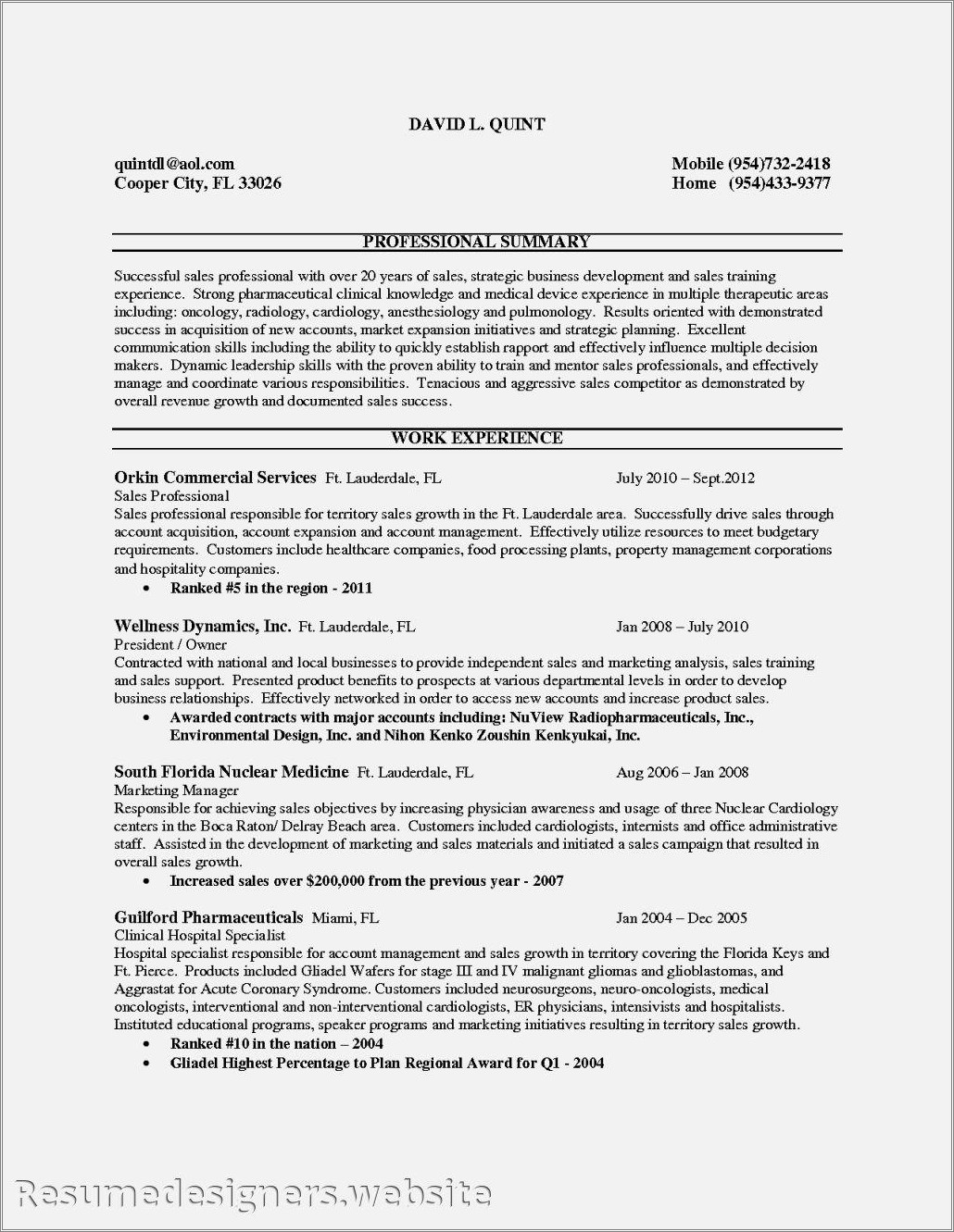Objective For Sales Resume Entry Level
