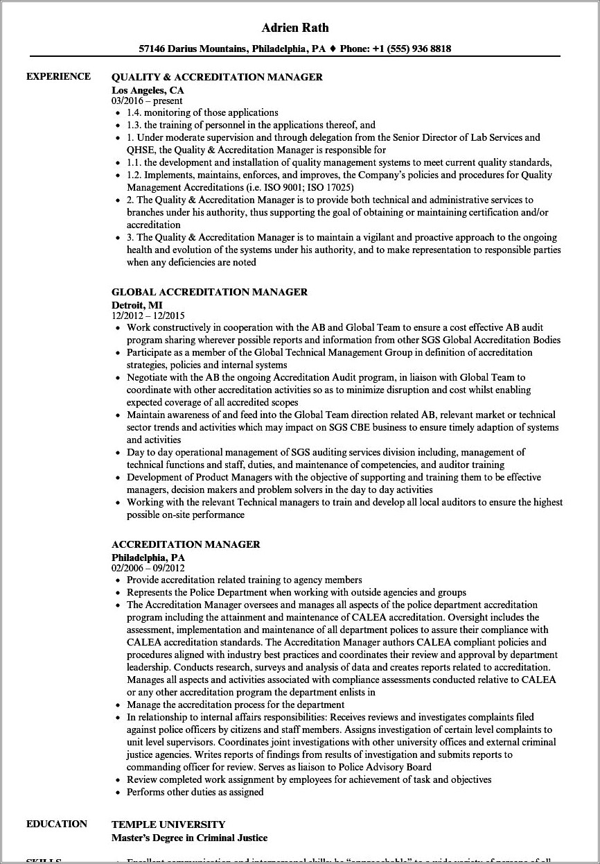 Objective In Resume For Crimial Justice Major