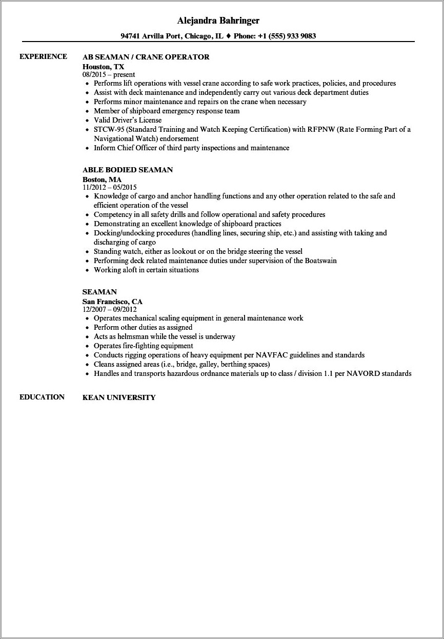 Objective In Resume For Ojt Example