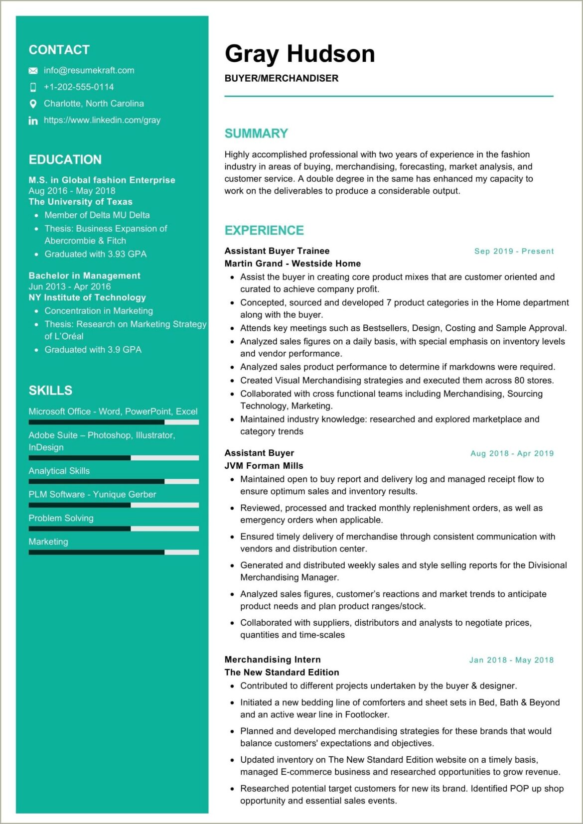 Objective Of The Resume For Maerchandiser