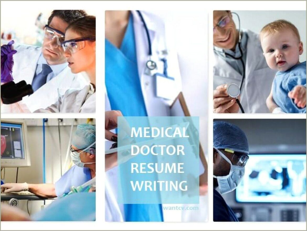 Objective Resume Examples In Medical Field