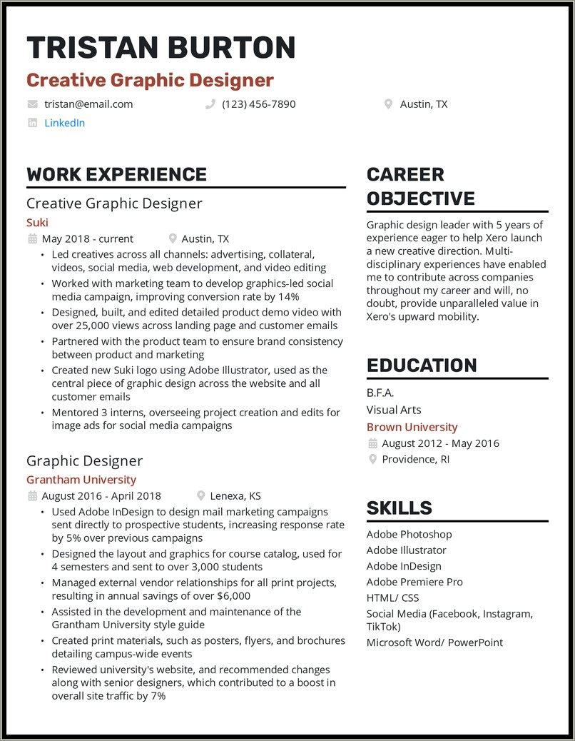 Objective To Put On Resume For Curriculum Design