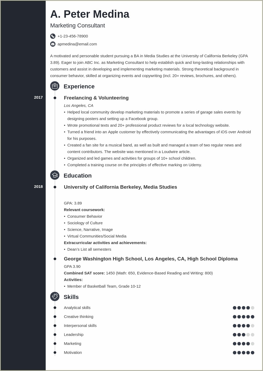 Objectives In A Resume First Job