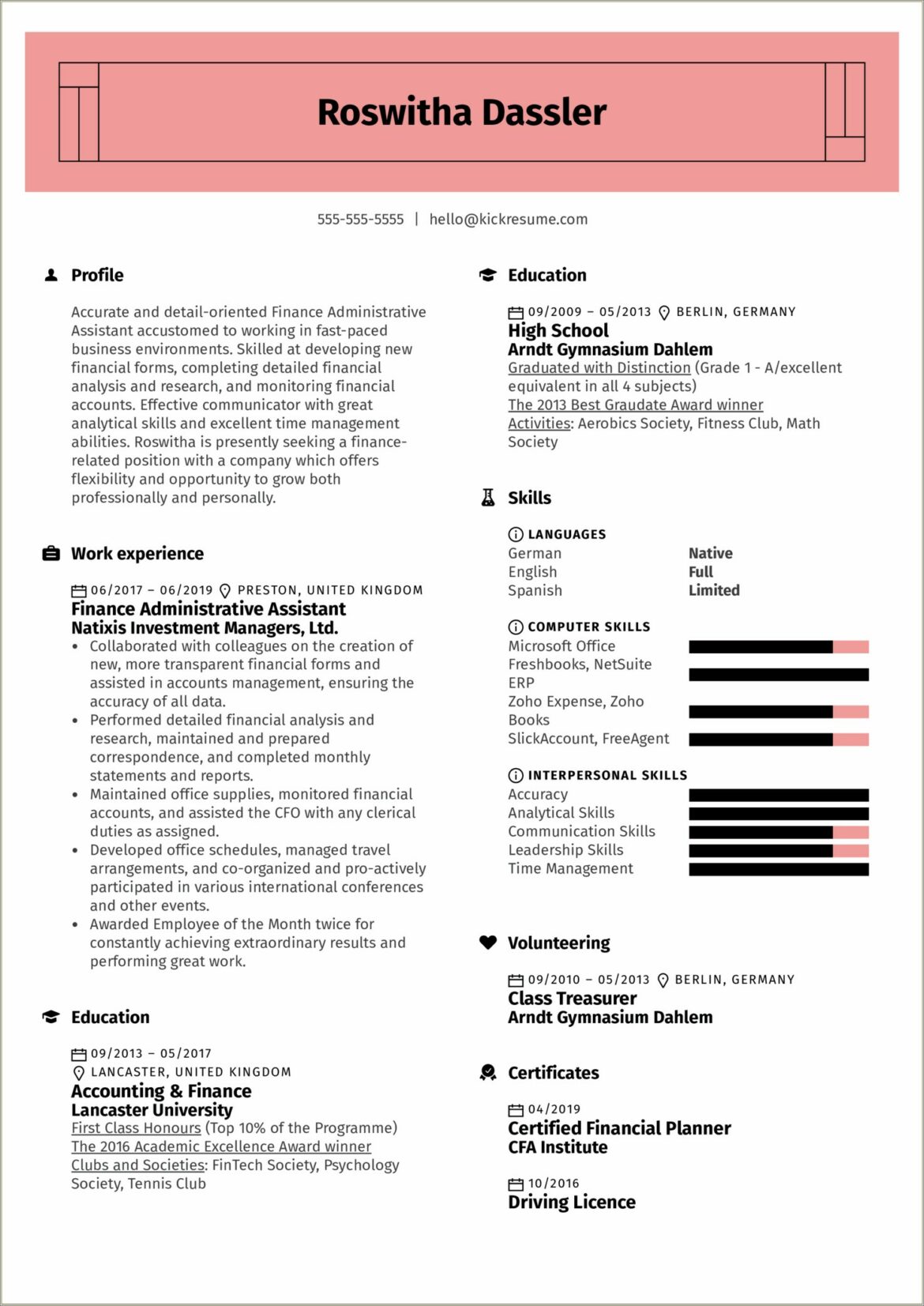 Office Assistant Job Duties On Resume