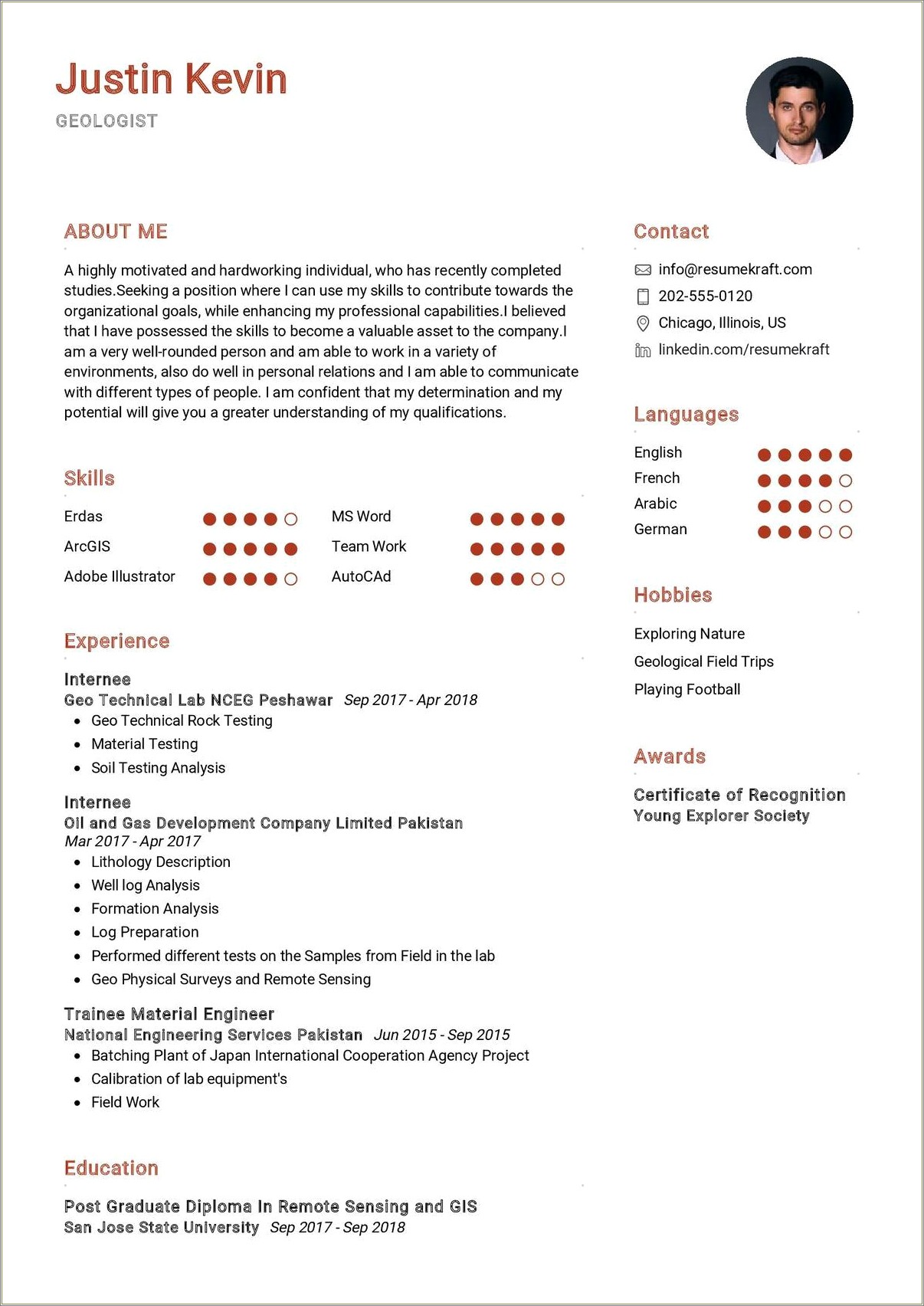 Office Boy Resume Sample Free Download