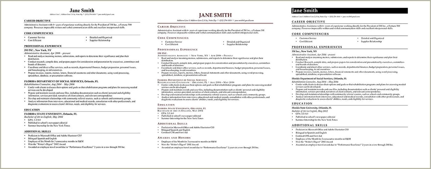 Office Worker Without Experiance Resume Template