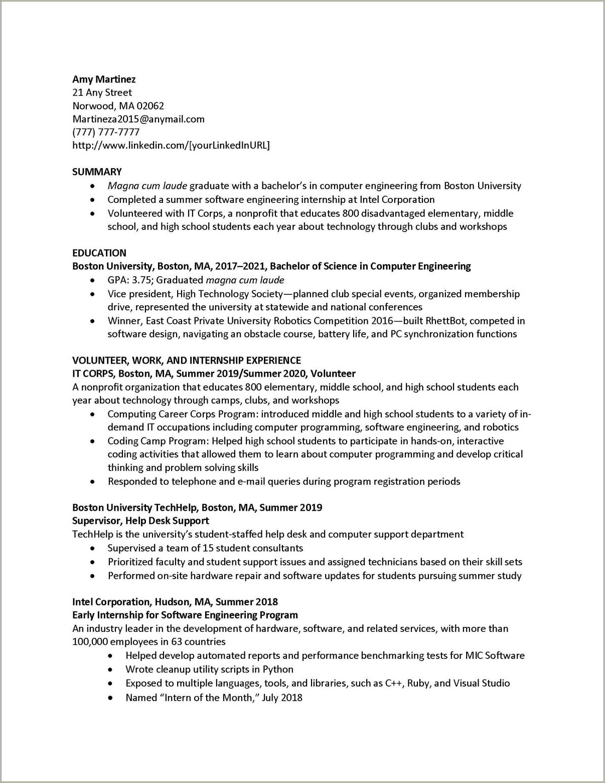 Ojt Resume Objectives For Civil Engineering