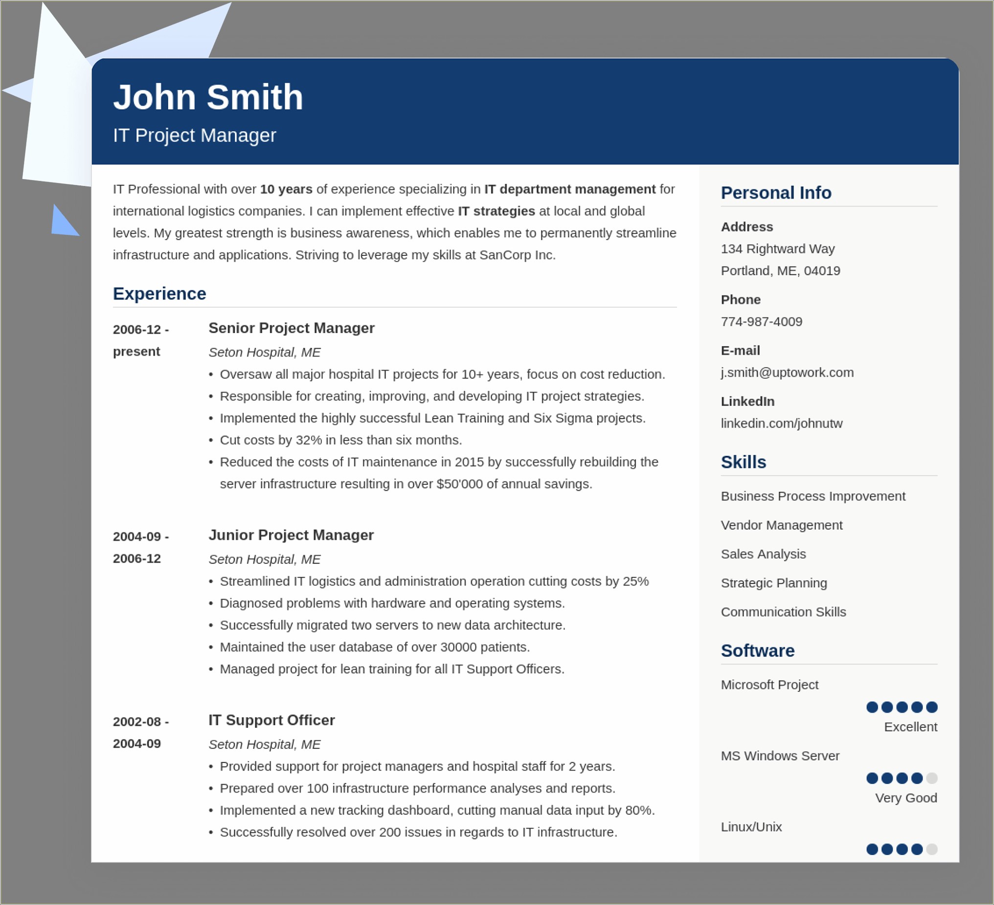 Online Resume Maker With Photo Free Download