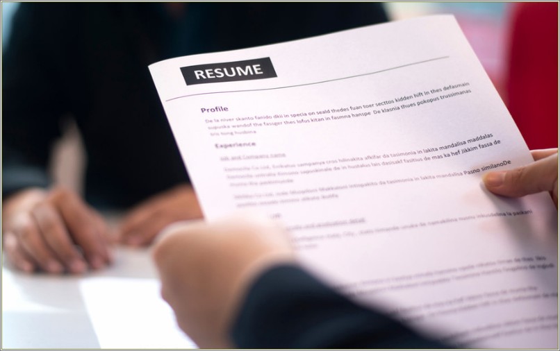 Opening Statement Of A Good Resume