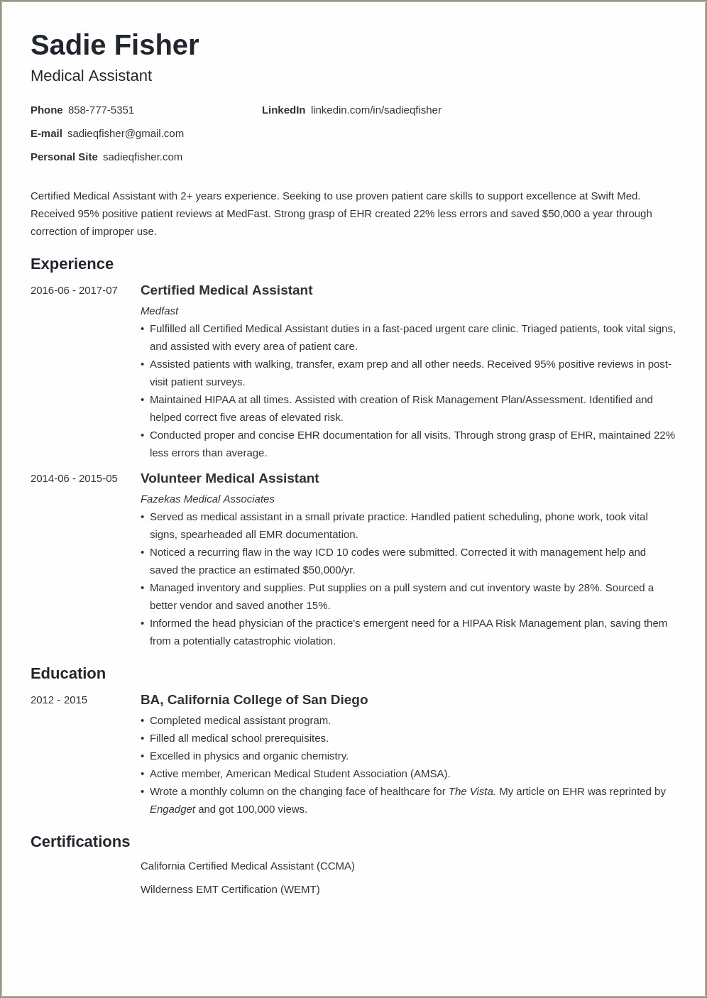 Optometrist Resume Objective To Get Hired By