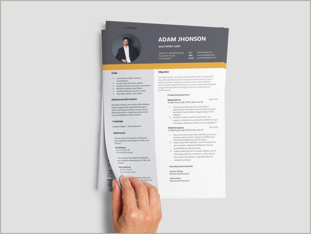 Order Entry Clerk Job Description Resume