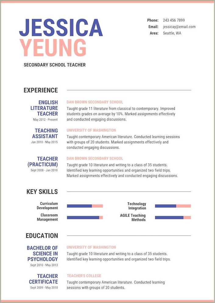 Organizing The Skills Section Of A Resume