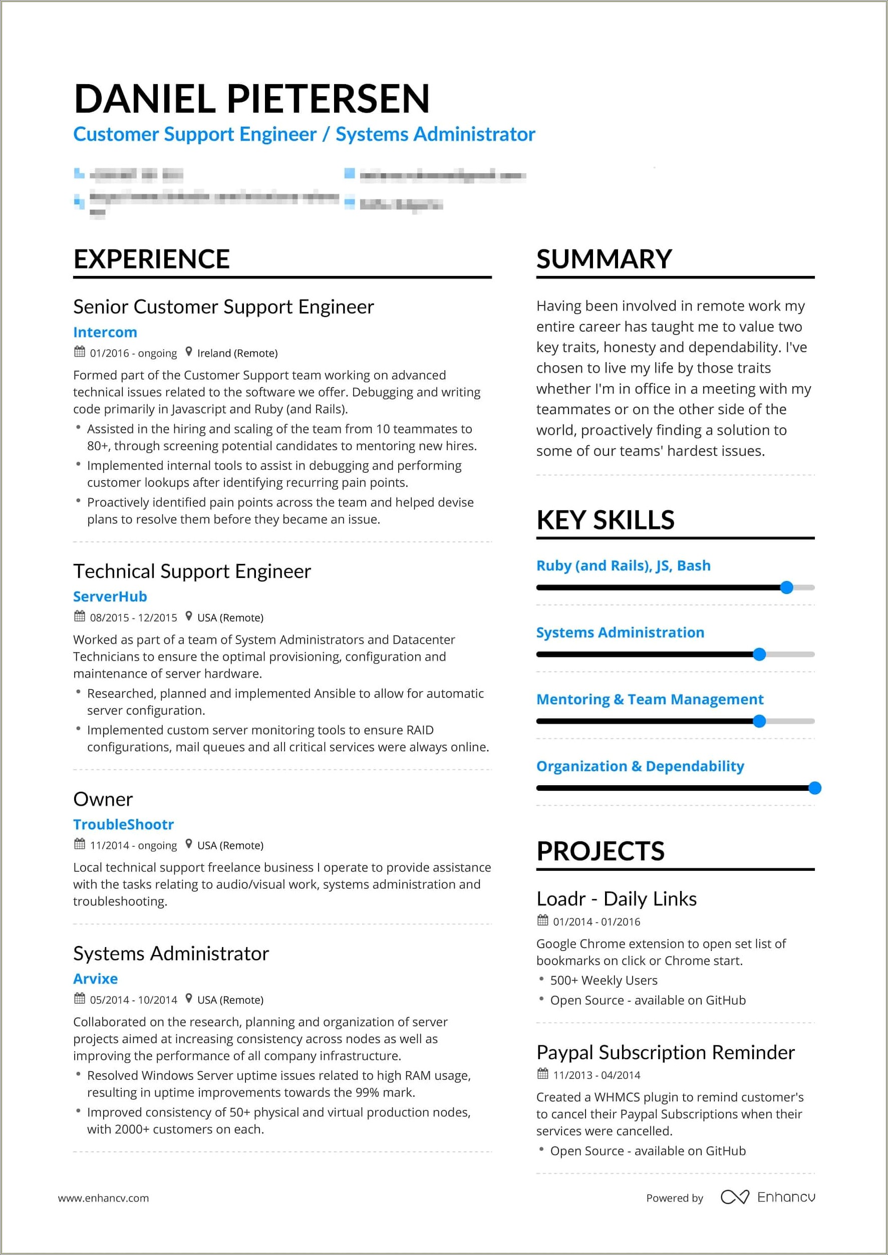Other Words For Extensive Experience On Resumes