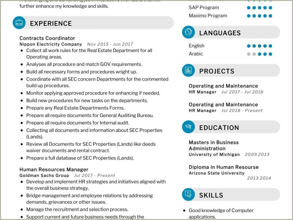 Other Words For Resource On Resume