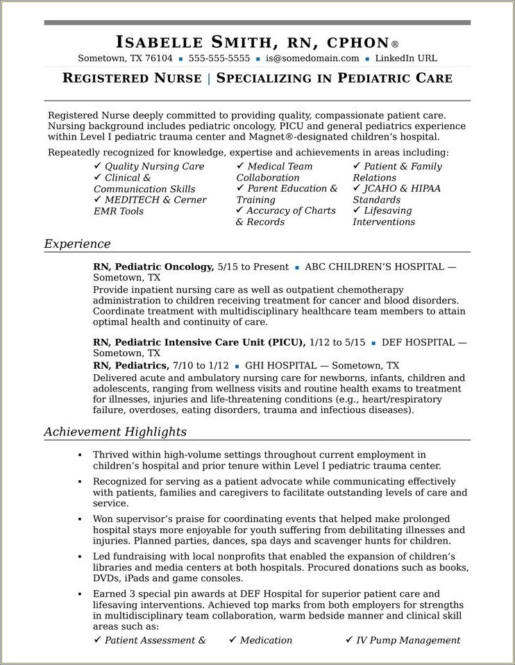 Passport Health Description Of Rn Duties For Resume