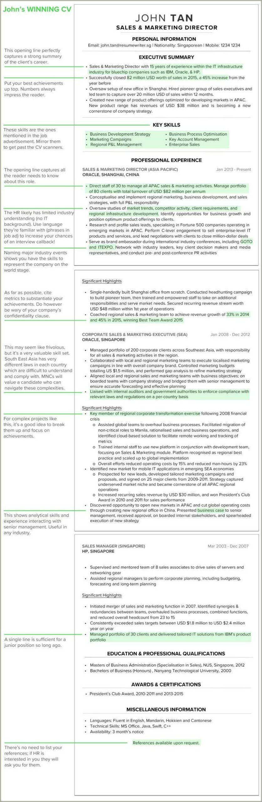 Period After Descriptive Clause On Resumes