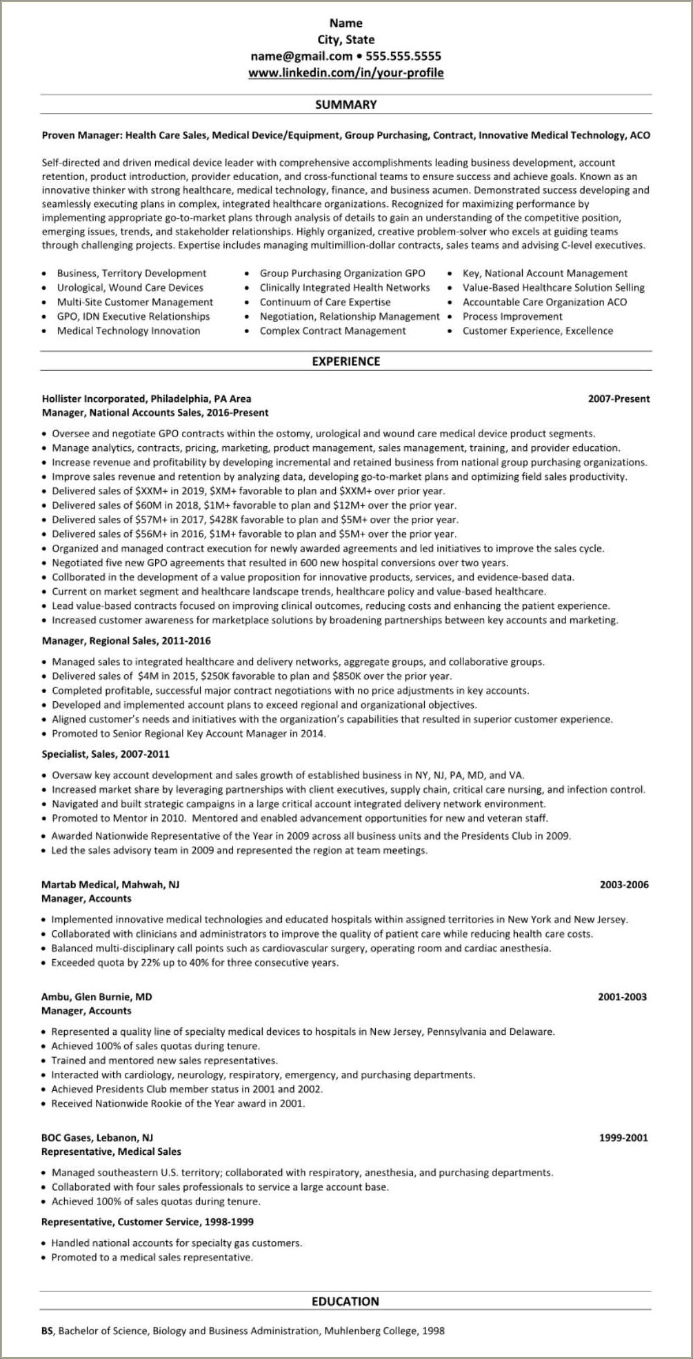 Personal Skills Section Of Healthcare Resume Reddit