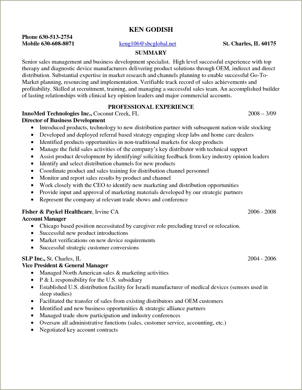 Pharmaceutical Sales Resume Examples Entry Level